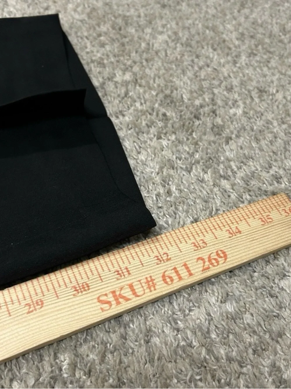 Van Heusen Black Dress Trousers 46x32